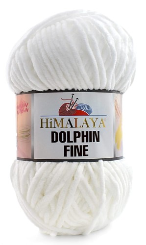 Włóczka Dolphin Fine Himalaya 501 biały
