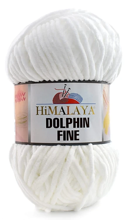 Włóczka Dolphin Fine Himalaya 501 biały