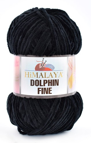 Włóczka Dolphin Fine Himalaya 508 czarny