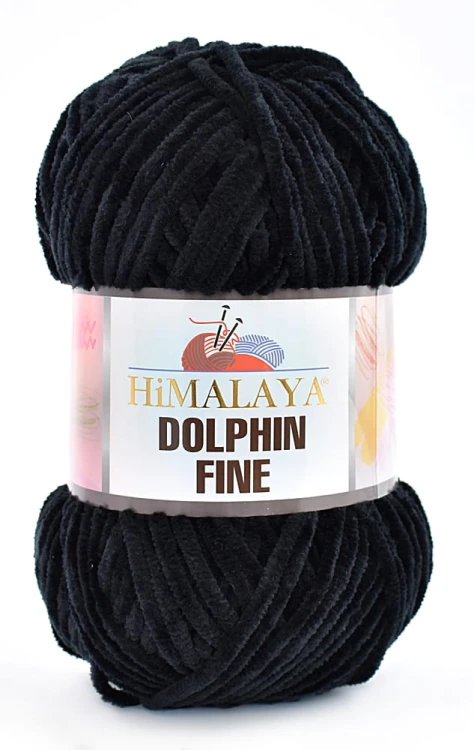Włóczka Dolphin Fine Himalaya 508 czarny