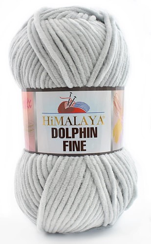 Włóczka Dolphin Fine Himalaya 513 jasny szary