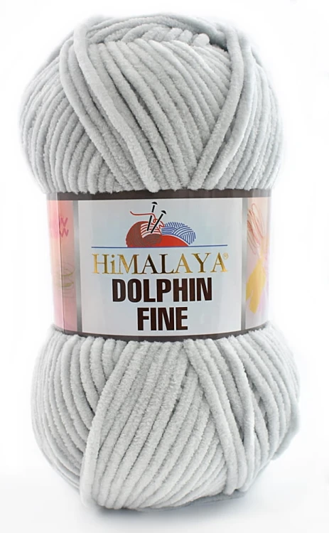 Włóczka Dolphin Fine Himalaya 513 jasny szary