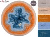 KOKONEK Merino 578 Rześki poranek - Nude/łososiowy/pomarańcz/błękit/petrol