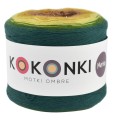 KOKONEK Merino 582 Smaki lasu - Ciemna zieleń/paproć/limetka/musztarda/ciepły beż/brąz