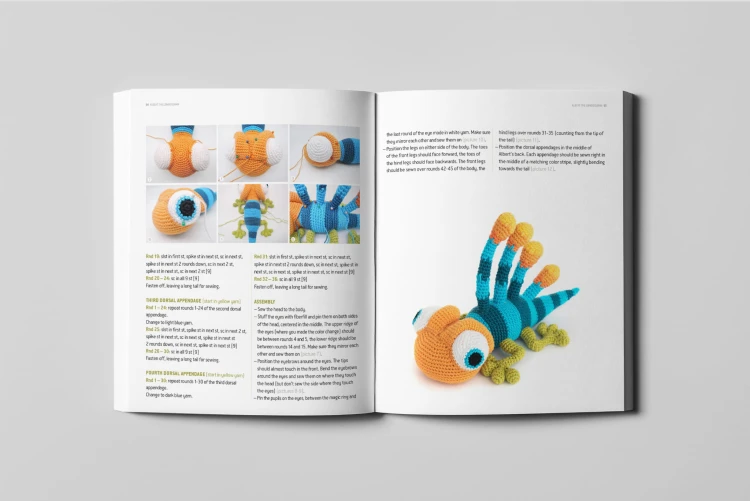 Książka Dinosaurs, Mammoths and More Prehistoric Amigurumi - w języku angielskim
