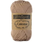 Włóczka Scheepjes Catona 506 / 50 g - ciemny karmel