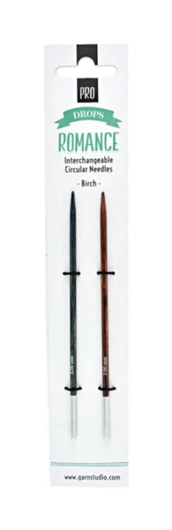 Druty do wymiennych żyłek Drops Romance - drewniane 3,0 mm