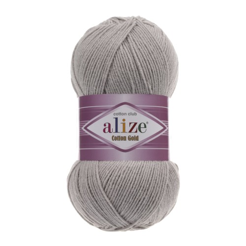 Włóczka Alize Cotton Gold - 200 jasny szary