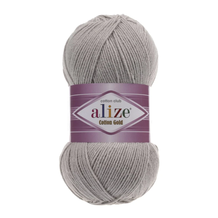 Włóczka Alize Cotton Gold - 200 jasny szary