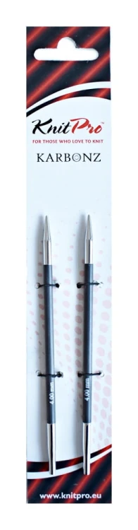 Druty do wymiennych żyłek KnitPro Karbonz - z włókna węglowego 4,0 mm
