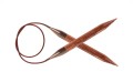 Druty z żyłką KnitPro Ginger - drewniane z akrylową żyłką