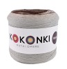 KOKONEK Merino 572 Orzechowa zdobycz - Jasny szary/safari/brąz/orzech melanż/cappuccino