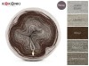 KOKONEK Merino 572 Orzechowa zdobycz - Jasny szary/safari/brąz/orzech melanż/cappuccino