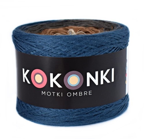 KOKONEK Petrol/khaki/ciepły brąz/ciepły beż