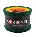 KOKONEK Butelkowa zieleń/paproć/kurkuma/koniak/burgund