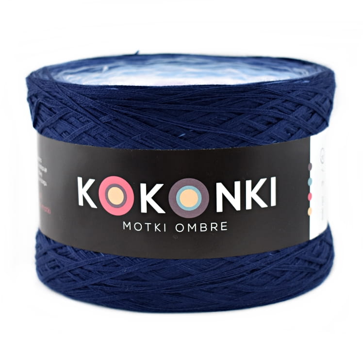 KOKONEK Granat/atrament/błękit/biel/lawenda/wrzos