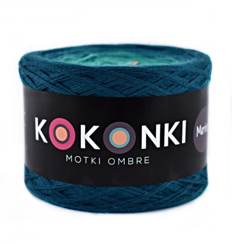 KOKONEK Merino 588 - Petrol II/petrol/szmaragd/patyna