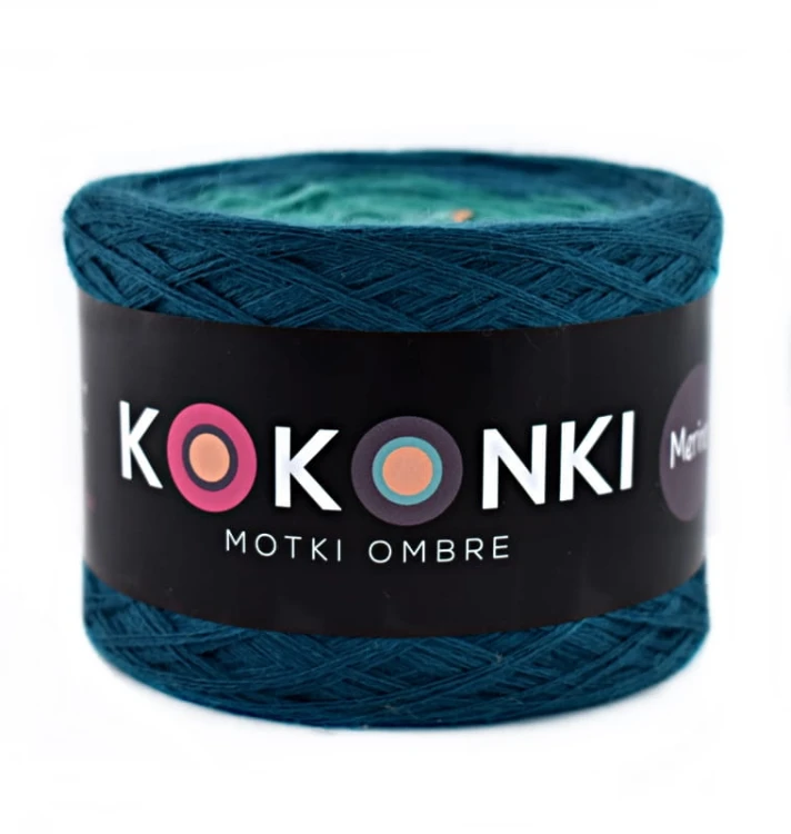 KOKONEK Merino 588 - Petrol II/petrol/szmaragd/patyna