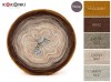 KOKONEK Merino 593 MIX - Miodowy/brąz/ciemny beż/ciepły beż/jasny beż