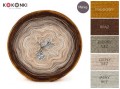KOKONEK Merino 593 MIX - Miodowy/brąz/ciemny beż/ciepły beż/jasny beż