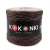 KOKONEK Merino 598 MIX - Ciemny brąz/cappuccino/safari/jasny szary/szary
