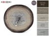 KOKONEK Merino 598 MIX - Ciemny brąz/cappuccino/safari/jasny szary/szary