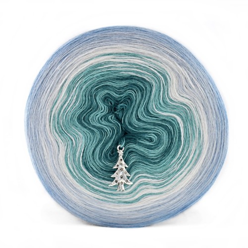 KOKONEK Merino 599 MIX - Błękit/jasny błękit/biel/patyna/morski