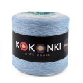 KOKONEK Merino 599 MIX - Błękit/jasny błękit/biel/patyna/morski