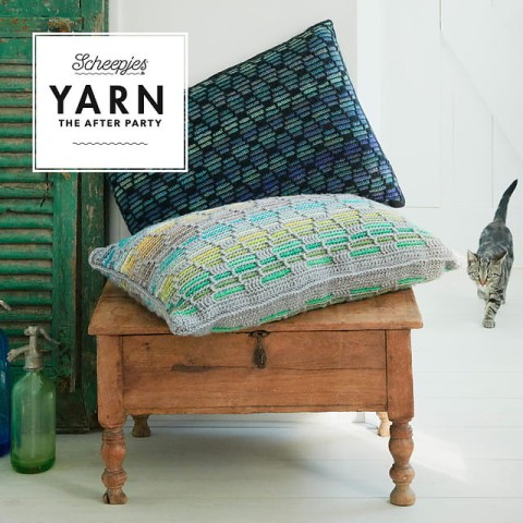 Wzór szydełko - Poduszka Honeycomb Cushion w języku angielskim / 50