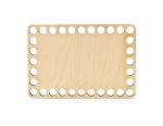 Baza dno koszyka / prostokąt / 15x10 cm / otwory 10 mm