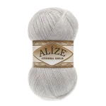 Włóczka Alize Angora Gold 208 / jasny szary melanż