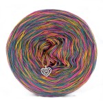 KOKONEK SIX Merino S013 - Piwonia/morski/kurkuma / 6 nitek / 230 m /  100 g