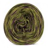 KOKONEK Merino SIX S017 - Ciemny cyklamen/paproć/limetka