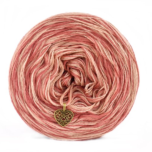 KOKONEK Merino SIX S018 - Malwa/zgaszona morela/łososiowy