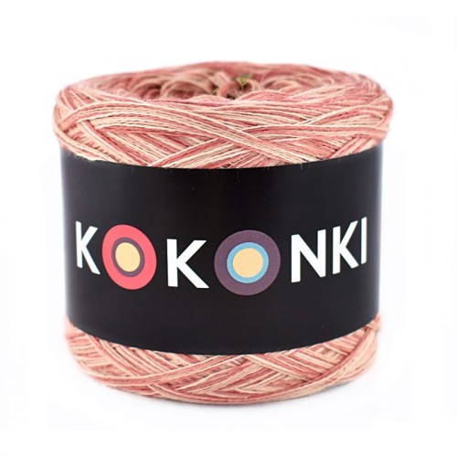 KOKONEK Merino SIX S018 - Malwa/zgaszona morela/łososiowy