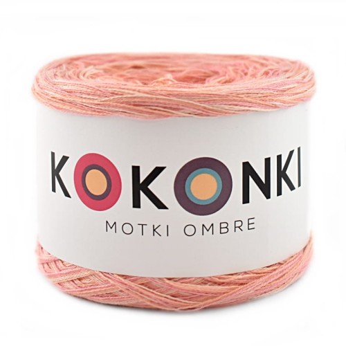KOKONEK SIX S025 - Morela/brzoskwinia/łososiowy róż