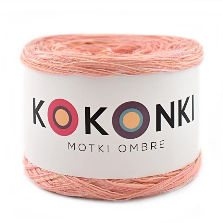 KOKONEK SIX S025 - Morela/brzoskwinia/łososiowy róż