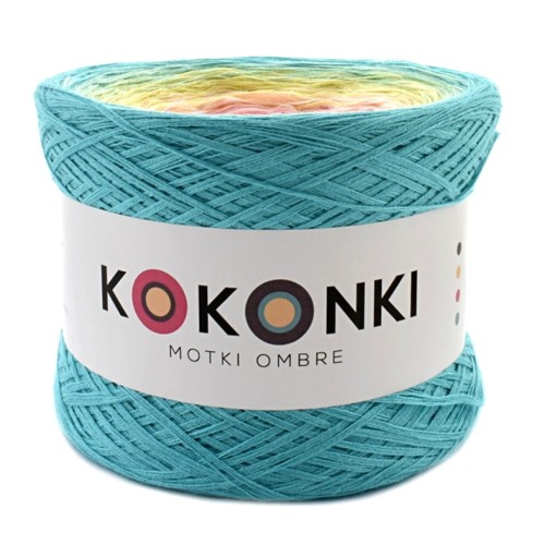 KOKONEK A759 Rainbow Marshmallows by OliMori - Turkus/mięta/wanilia/jasny róż/róż