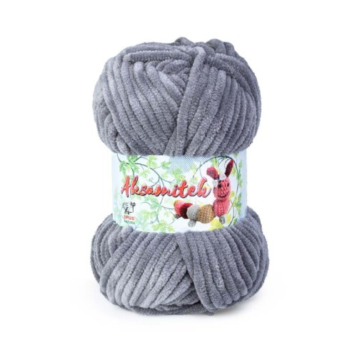Włóczka Opus Natura Aksamitek 50 g / 1293 szary