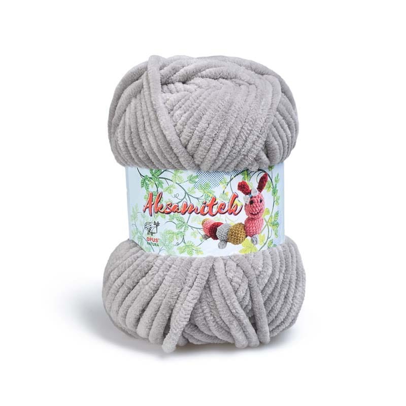 Włóczka Opus Natura Aksamitek 50 g / 1510 szaro-beżowy