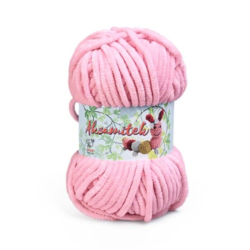 Włóczka Opus Natura Aksamitek 50 g / 20 jasny róż