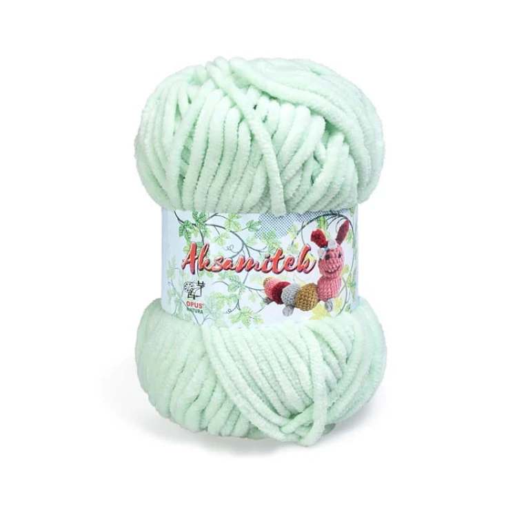 Włóczka Opus Natura Aksamitek 50 g / 250 jasna mięta