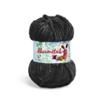 Włóczka Opus Natura Aksamitek 50 g / 30 czerń