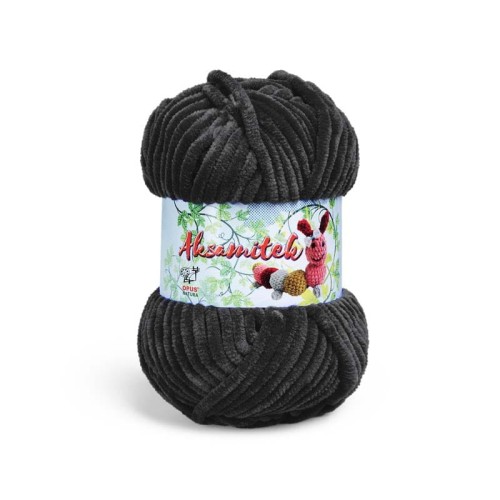 Włóczka Opus Natura Aksamitek 50 g / 30 czerń