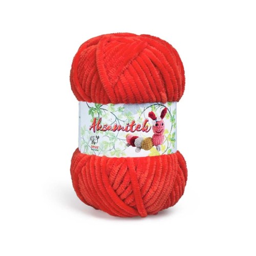 Włóczka Opus Natura Aksamitek 50 g / 41 ciemny pomarańcz