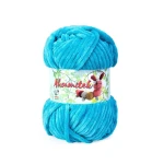 Włóczka Opus Natura Aksamitek 50 g / 45 turkus