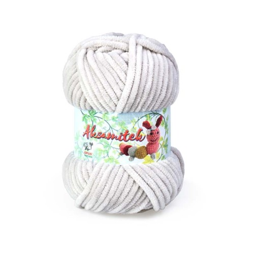 Włóczka Opus Natura Aksamitek 50 g / 804 jasny szary