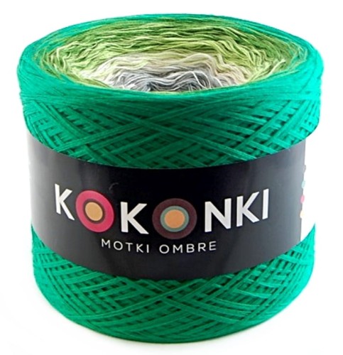 KOKONEK A005 Absynt/paproć/jasna zieleń/krem/szary