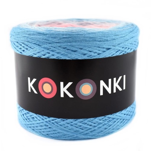 KOKONEK A969 Cyjan/jasny błękit/pastelowy róż/jasny róż/malinowy róż