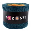 KOKONEK A064 Petrol/jasny petrol/żółty/kurkuma/musztarda